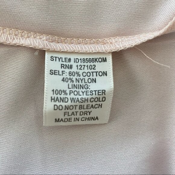 Pinkblush lace midi  dress with crew neck and v-back - Picture 11 of 11